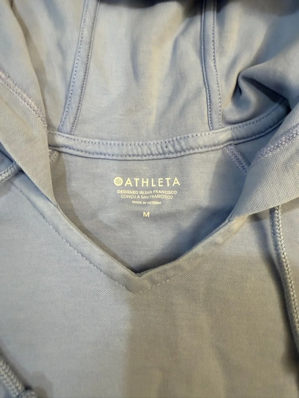 Athleta Sundown Hoodie in Light Blue - Size Medium
